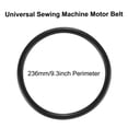 thumbnail image 2 of 10 Paquetes de Correas de Motor de Máquina de Coser de 236 mm/9.3" de Perímetro, 5 mm de Grosor, 2 of 5