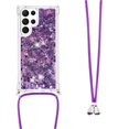 thumbnail image 1 of Funda FOXDOCK para Samsung Galaxy S21 Ultra con Cuerda Ajustable, Brillo Líquido, Protección Antigolpes y Lente – Ideal para Regalo, 1 of 6