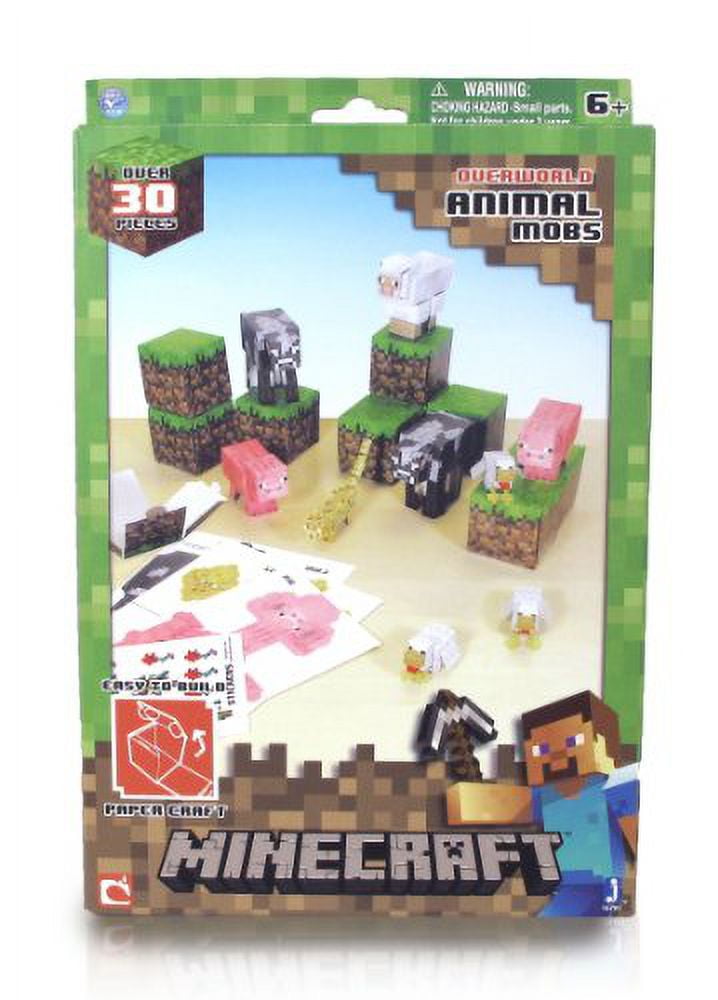 Minecraft Papercraft Animal Mobs Set (Over 30 Pieces)