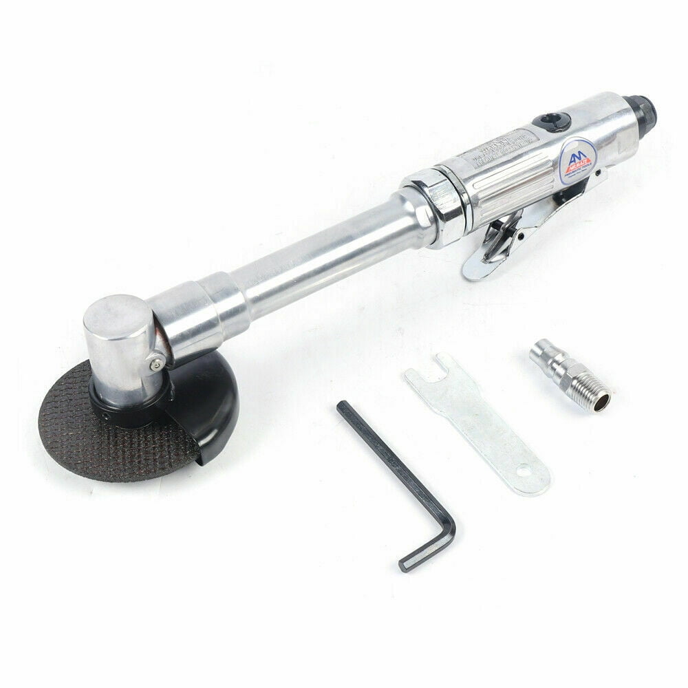 Fichiouy 1/4 " Air Pneumatic Angle Die Grinder Polisher Cutting Tool for Cut Off Metal