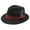 BK2, variant on GPOECD Wool Fedora Cowboy Hat For Men Crushable Travel Outdoor Leisure Feather Unisex Design Classic Western Headwear Coffee,M
