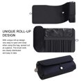 thumbnail image 5 of SPOCAX Folding Makeup Brush Bag,Portable Makeup Brush Travel Case,Roll Up Brush Storage Bag,Makeup Brush Organizer Bag,Black, 5 of 7
