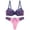 Pink, variant on Levmjia Womens Lace Lingerie Set Underwire Bra and Matching Thong Panties With Adjustable Straps Breathable Mesh Romantic Date Night Daily Special Trendy Solid Color