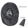 thumbnail image 5 of Waterproof Hat for Hiking UPF 50 UV Sun Protection Wide Brim Women's Flap（Black）, 5 of 6