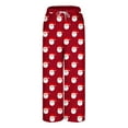 thumbnail image 6 of Oksale Cute Santa Claus Pajama Pants for Women Fuzzy Flannel Christmas Sleepwear with Pockets Casual Elastic Drawstring Loungewear for Holiday 2026 Red M, 6 of 7