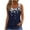 #0121-Navy, variant on Ailaofu Womens Tank Tops Summer Sleeveless Blouse V Neck Casual Loose Fit Tunic Shirt