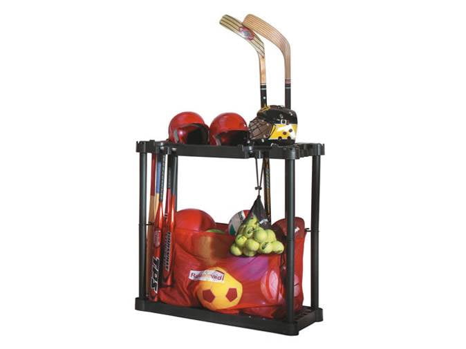 Rubbermaid Sports Gear Storage Station with Removable Mesh Carry Bag | 5A43