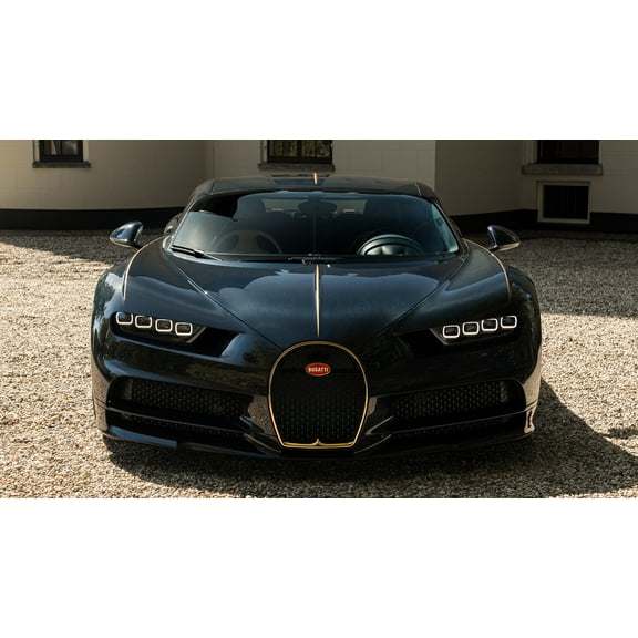 2022 Bugatti Chiron Lebe Wall Art Print Poster