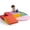 Pink, variant on MFUN 6-Piece Toddler Foam Climbing Toys Soft Play Gym Climbing Blocks Made of PU Leather for 1-3 Years Orange