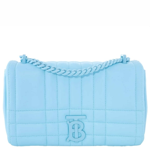 Burberry Cool Sky Blue Quilted Small Lola Bag