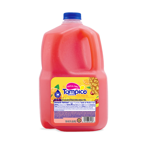 Tampico Tropical Punch, Smooth Cherry Orange Pineapple Juice Drink, 120 fl oz