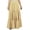 Beige, variant on Bimba Women's Casual Wear Solid Crinkle Tiered Cotton Wrap Skirt- White