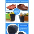 thumbnail image 4 of 2 pcs Driving Shoe Heel Protectors Cover, Oxford Cloth Material Wearproof Heel for Driver Shoes Heel Cushions Heel Mat, 4 of 5