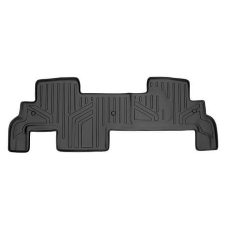 Smartliner SB0043 Custom Fit 2nd Row Floor Mats Liner for 2008-2017 Buick Enclave, Black