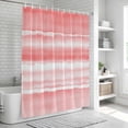 thumbnail image 5 of Pink Ombre Shower Curtain Set - Small 36" x 72" Washable Bathtub Curtain with 12 Hooks, Modern Abstract Art Farmhouse Waterproof Fabric Stall Shower Curtains for Bathroom/Bathtub Décor, 5 of 6