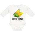 thumbnail image 3 of Inktastic Little Farmer with Corn Boys or Girls Long Sleeve Baby Bodysuit, 3 of 5