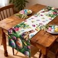 thumbnail image 6 of Kbndieu Spring Easter Table Runner Holiday Centerpiece Floral Eggs Bunny Farmhouse Fireplace Kitchen Dining Table Decoration for Indoor Outdoor Home Party Decor, 6 of 7