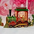 thumbnail image 5 of Christmas Snow Globe Lantern - Santa in Musical Train with LED Glittering,Xmas Gifts, 5 of 6