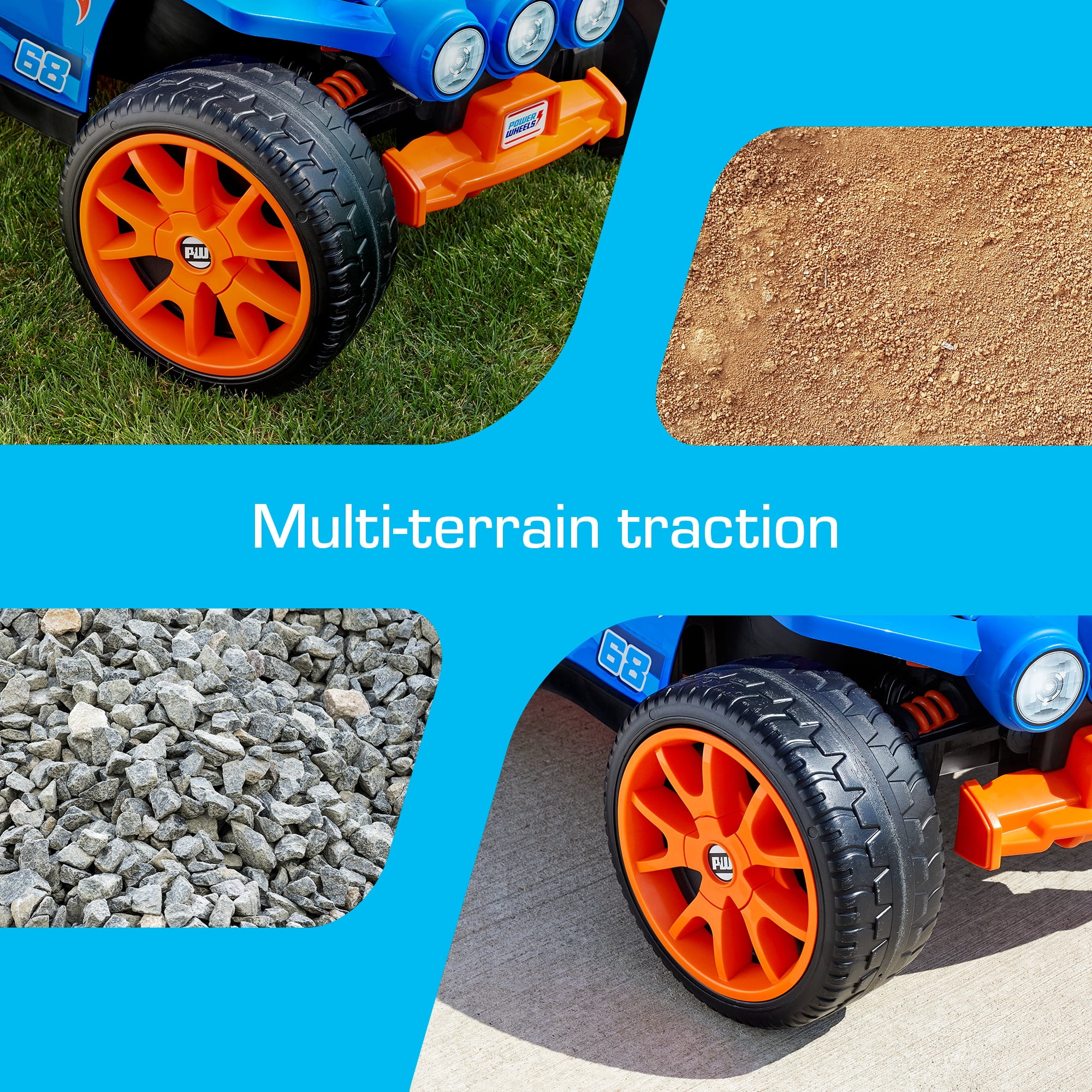 Power Wheels Hot Wheels Racer Battery-Powered Ride-on, 12 V, Max Speed: 5 mph, Ages 3+ Years