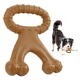 thumbnail image 1 of Hueso masticable para perros - 1 pieza Masticador extremo, sabor a bisonte - Juguete masticable para perros con fuerte capacidad de masticación - Pequeño - Adecuado para perros de hasta 11 kg, 1 of 5