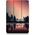 thumbnail image 3 of EpicGadget Case for Amazon Fire HD 8 / Fire HD 8 Plus (10th Generation, 2020 Released) - Lightweight Tri-fold Stand Auto Wake/Sleep Folio Cover Case + 1 Screen Protector and 1 Stylus (Forest Dusk), 3 of 7