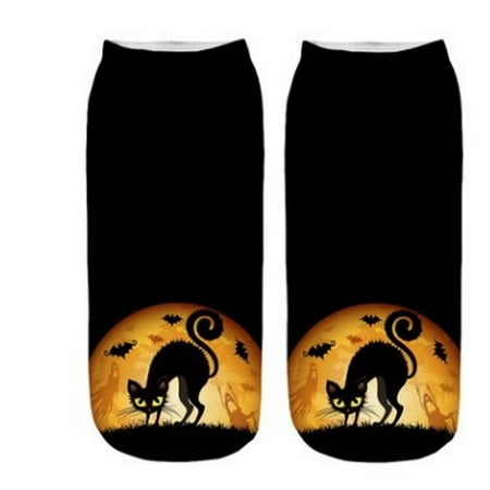 

TAIAOJING Unisex Socks Casual Pumpkin Printed Cute Medium Sports Socks Casual Socks
