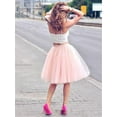 thumbnail image 4 of Rosenvy Women's A-Line Knee-Length Tulle Petticoat Skirt, 4 of 4
