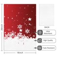 thumbnail image 2 of 4 Pcs Funny Kitchen Towels,Red Christmas Snowflake Pattern Microfiber Dish Towels,Kitchen Tea Towels,Kitchen Towel Set (18" X 26"), 2 of 7