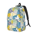 thumbnail image 2 of Naloa Canvas Backpack for Men Women Cute Poodle Dog Print Rucksack Casual Travel Daypack Large and Small Durable College Tote Satchel Bookbag for Teens, 2 of 8