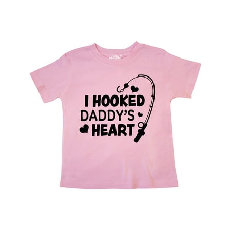 

Inktastic I Hooked Daddy s Heart with Fishing Rod Gift Toddler Boy or Toddler Girl T-Shirt
