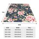 thumbnail image 3 of Balery Vintage Floral Manta de Felpa Suave y Acogedora – Cobija de Franela Aterciopelada para Cama, Lavable y Cálida para Sofá, Mascotas, Transpirable-40"x30", 3 of 7