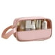 thumbnail image 1 of Bolsa de cosméticos transparente con costuras pequeñas, bolsa de baño de PVC, bolsa de cosméticos de PU impermeable de gran capacidad, 1 of 5