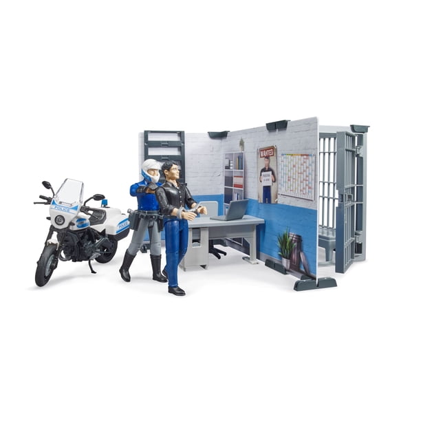 Bruder Figure w. Ducati Scrambler Police Motorcycle - bworld - 6 | KW IE