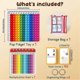 thumbnail image 5 of Math Flash Cards & Pop Fidget Chart for Kids - 156pcs Multiplication Cards, Fun Math Games for Kindergarten to 6th Grade, 5 of 5