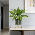 thumbnail image 6 of Artificial Fake Plants Greenery for Home Decor | Lifelike Plastic Foliage for Indoor and Outdoor Decoration | No Maintenance Artificial Shrubs for Living Room Office Shelf Garden | Set of 1, 6 of 6
