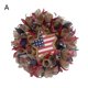 thumbnail image 2 of Wreath for Front Door, 2024 Upgrade 4th of July Patriotic Wreath Holiday Deco, 2 of 5