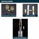 thumbnail image 4 of Fiudx Kit de Antorcha para Botellas de Vino, Paquete de 7 Mechas Largas de Fibra de Vidrio, Soportes de Latón, Iluminación Decorativa para Jardín, Luces para Botellas de Vino, Uso En Fiestas Al Aire, 4 of 7