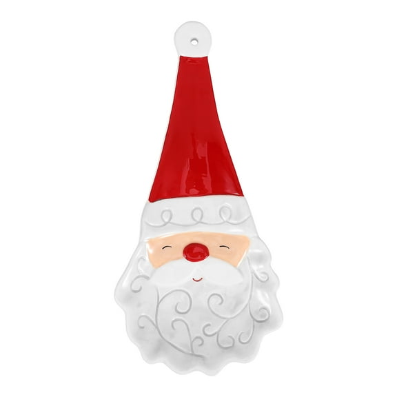 Raindrops Christmas Scoop Rest Delicate Spoon Rest Santa Clause Scoop Holder Practical Spoon Holder