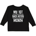 thumbnail image 3 of Inktastic 1st Black History Month Boys or Girls Long Sleeve Toddler T-Shirt, 3 of 5
