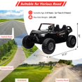 thumbnail image 4 of 24V Ride-On Electric Vehicle for Kids with Remote Control, Battery-Powered Off-Road UTV Car Toy, Kids RIDE On Car with Music Lights for Boys Girls 3-12, 4 of 6