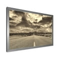 thumbnail image 2 of Designart 'The Straight Road To Monument Valley' Traditional Framed Art Print, 2 of 4
