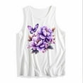 thumbnail image 4 of Tnhcen Women's Loose-Fit Summer Trendy Print Sleeveless Basic T-Shirt - Casual Vacation Wear Breathable Cotton Daily Top Plus Size Friendly (S-2XL), 4 of 4
