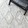 thumbnail image 6 of SAFAVIEH Abstract Jeneka Geometric Area Rug, Ivory/Charcoal, 5' x 8', 6 of 11