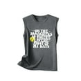 thumbnail image 3 of Nrmvnmi Baseball O-Neck Tank Women Print Baseball Tanks Cute Workout Graphic Casual Summer Sleeveless Vest Top Mothers Day Gifts, 3 of 4