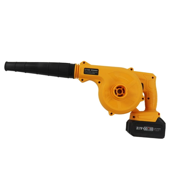 Cordless Electric Leaf Blower ABS Rechargeable 21000 RPM Noiseless Sweeper for Yard Cleaning Grass Clippings Pickup 100-240V