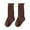 czb# Brown606, variant on CUZIBR Baby Toddler Girls Knee High Stockings Solid Color Ruffled Non Soft Breathable Lightweight Long Tube Leggings Fashionable Cotton Comfortable Elegant Casual Socks Dailywear,Pink,0-6 Months