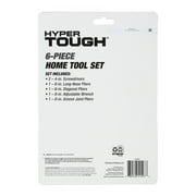 Hyper Tough, 10.50 x 7.50 x 1.25 Easy Care Tool Set, 6 Piece