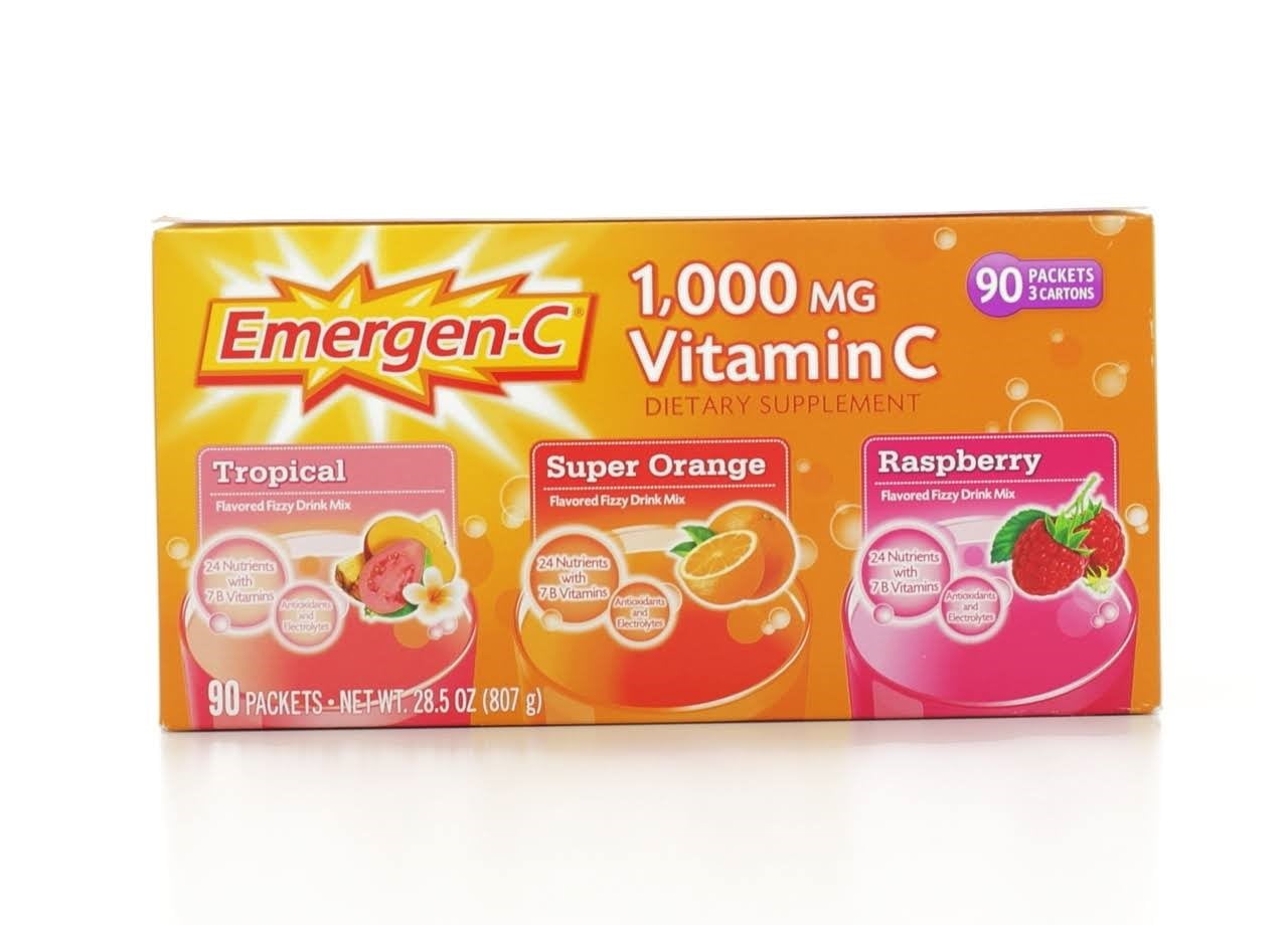 Emergen-c vitamin c supplement drink mix, variety of ...