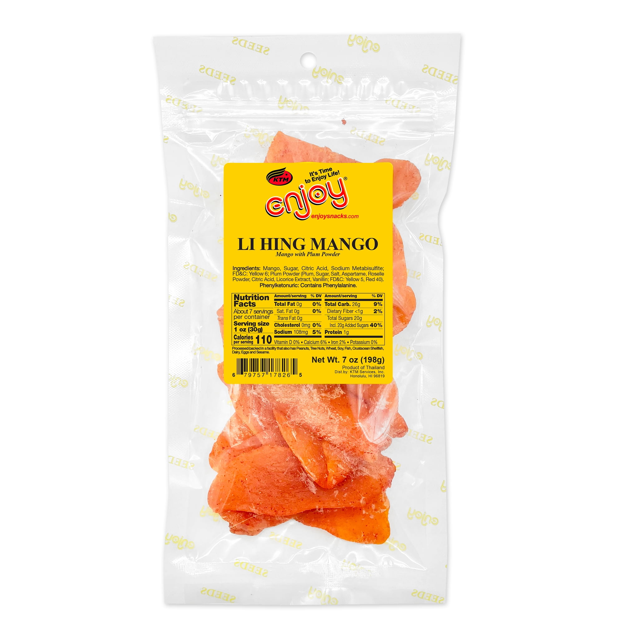 Enjoy Li Hing Mango, 7 oz