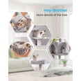 thumbnail image 4 of Cat Tree Hey-brother MPJ050W con hamaca grande, color gris claro, 4 of 7